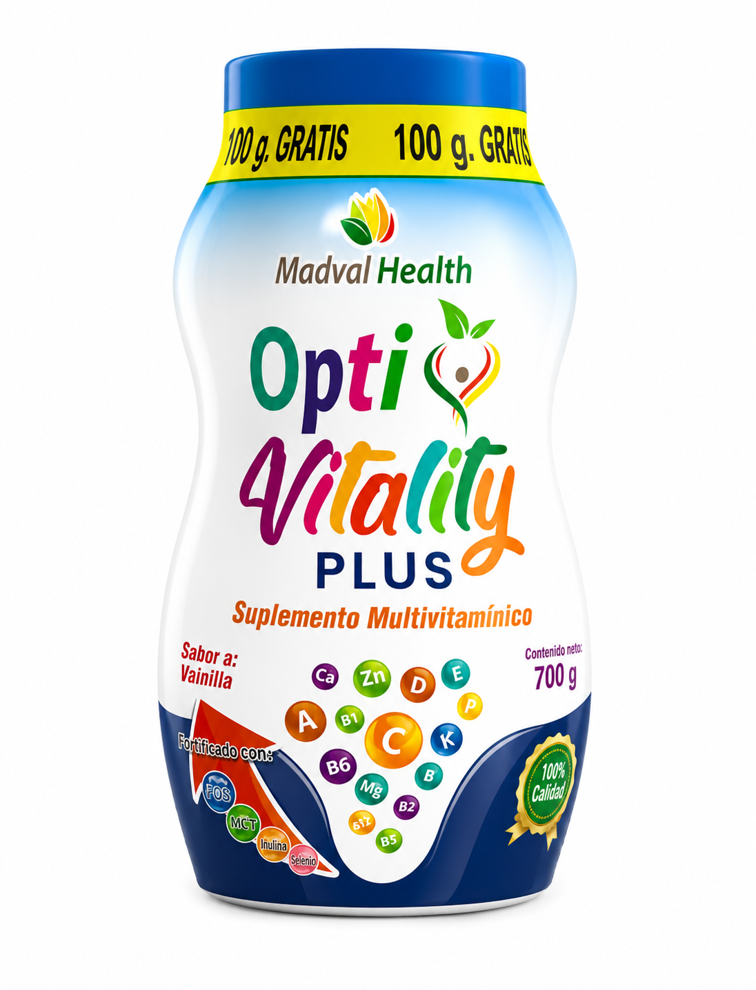 Opti Vitality Plus 700gr polvo Madva Health