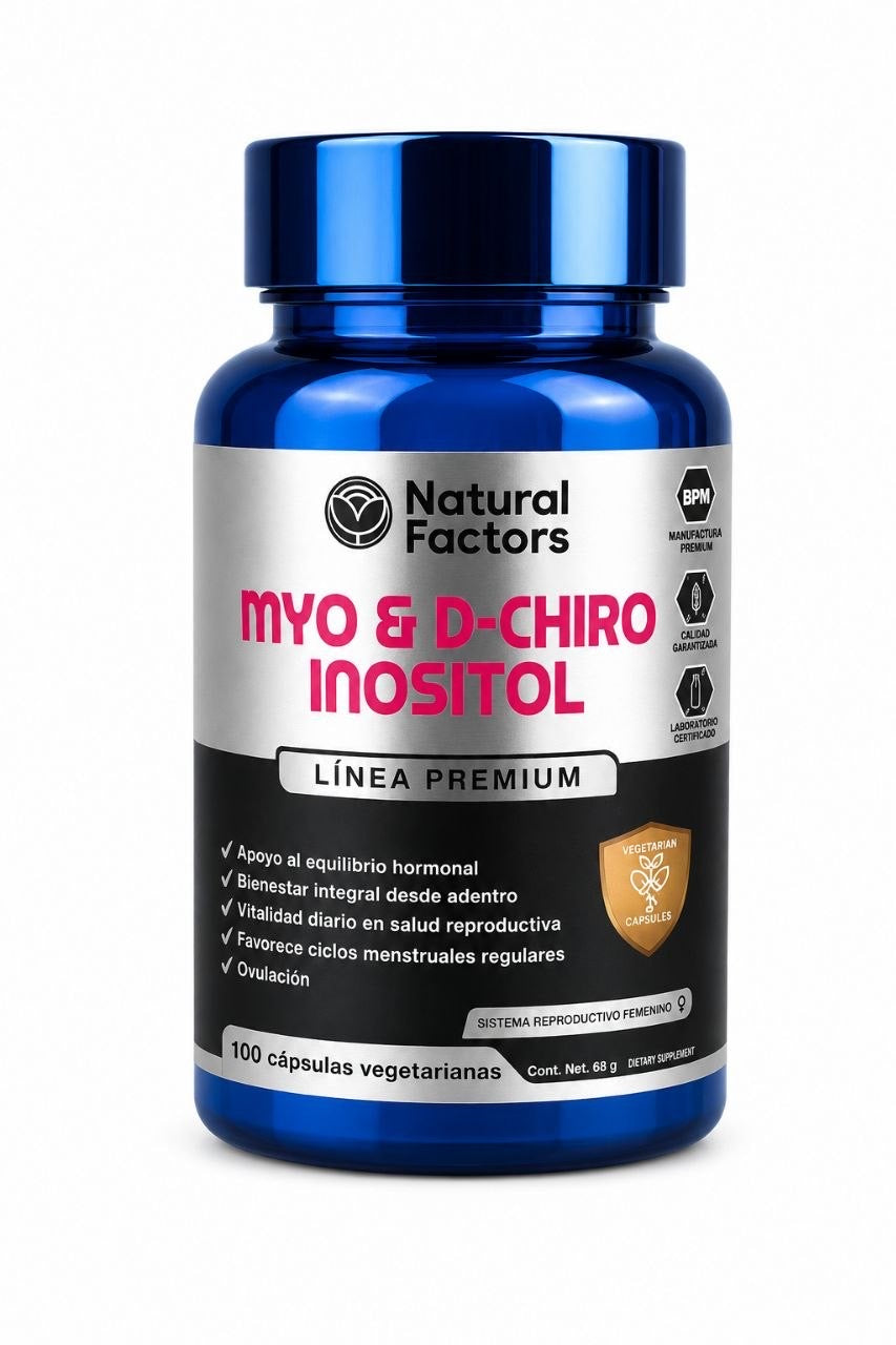 Myo D-Chiro Inositol x100 Cápsulas Natural Factors