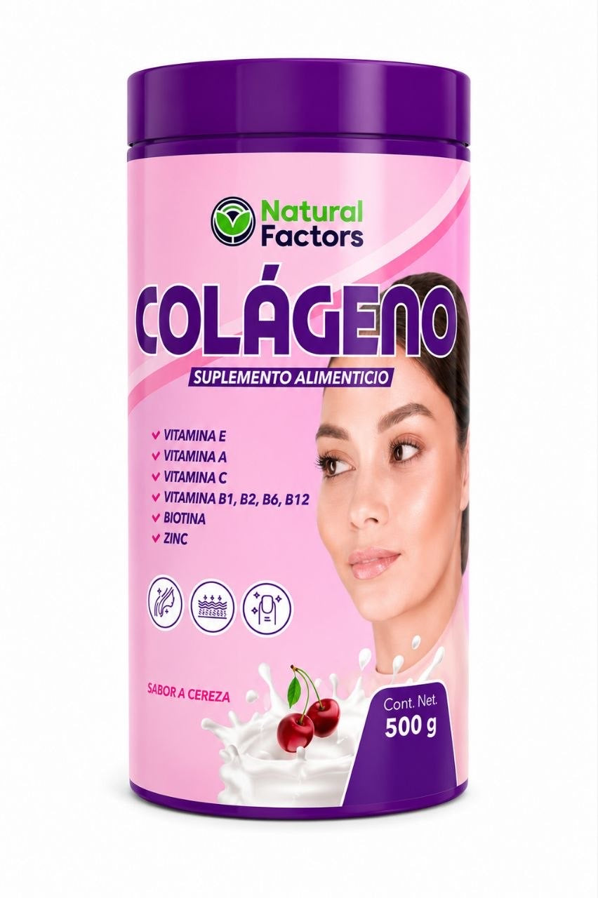 Colageno sabor a Cereza 500gr Polvo Natural Factors