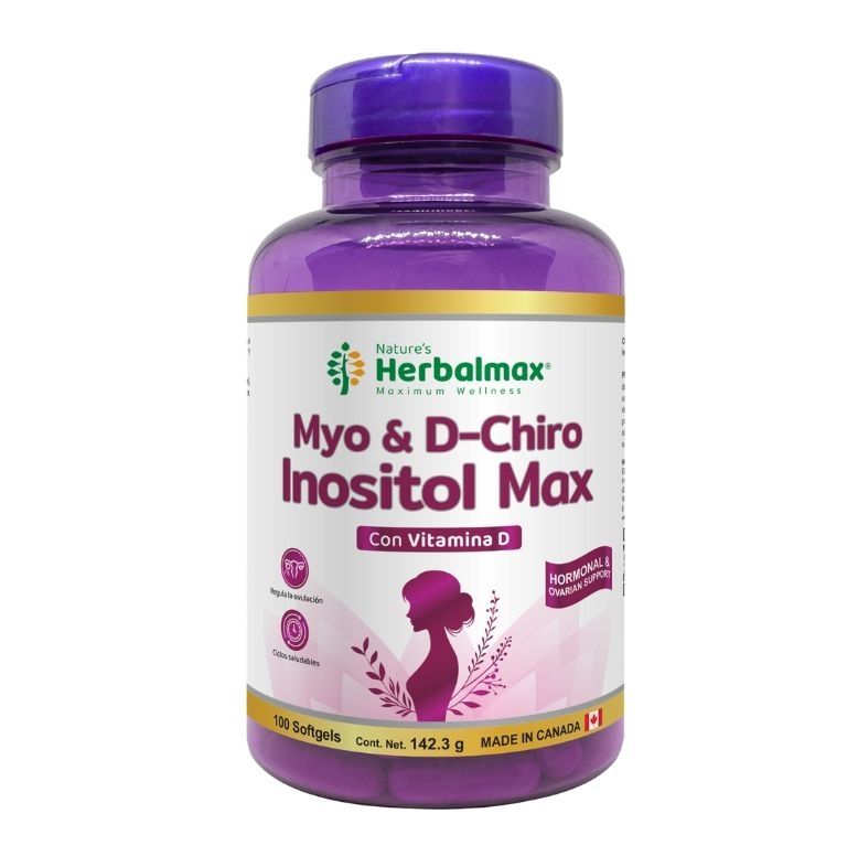 Myo & D-Chiro Inositol Max x100 Cápsulas Herbalmax