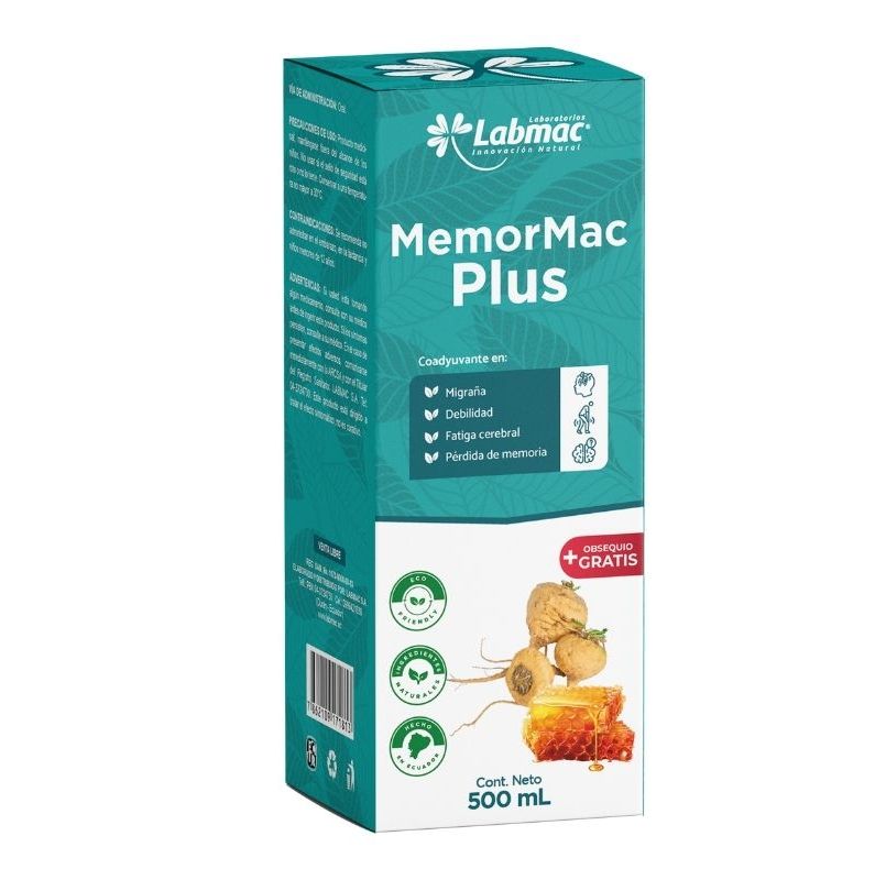 MemorMac Plus 500ml jarabe Labmac