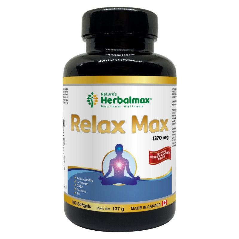 Relax Max x100 Cápsulas Herbalmax