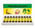 Ginseng + Ginkgo biloba 10ml  Ampollas bebibles only
