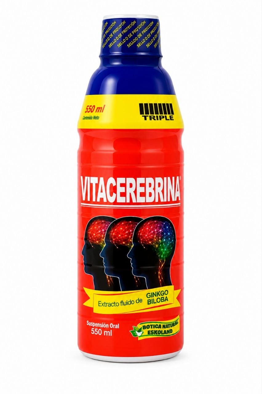 Vitacerbrina + Ginkgo Biloba 550ml Jarabe Quantum