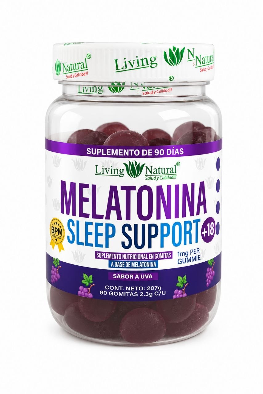 Melatonina x90 Gomitas Living Natural