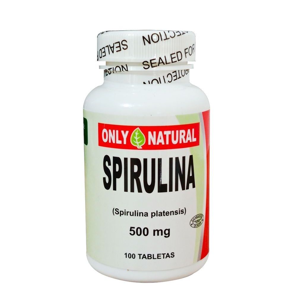 Spirulina x100 Tabletas Only Natural