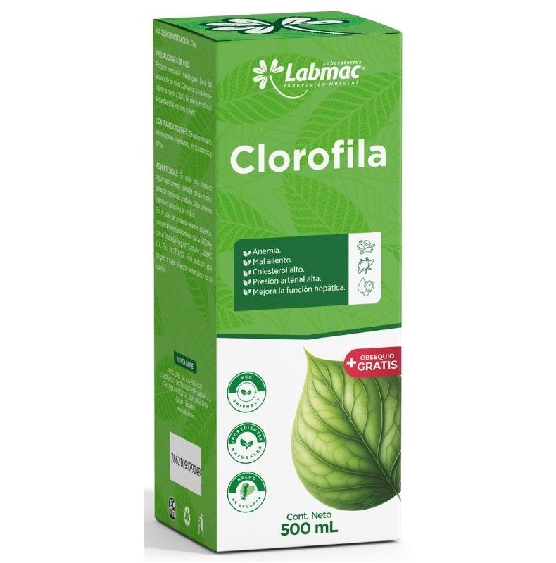 Clorofila 500ml Jarabe Labmac