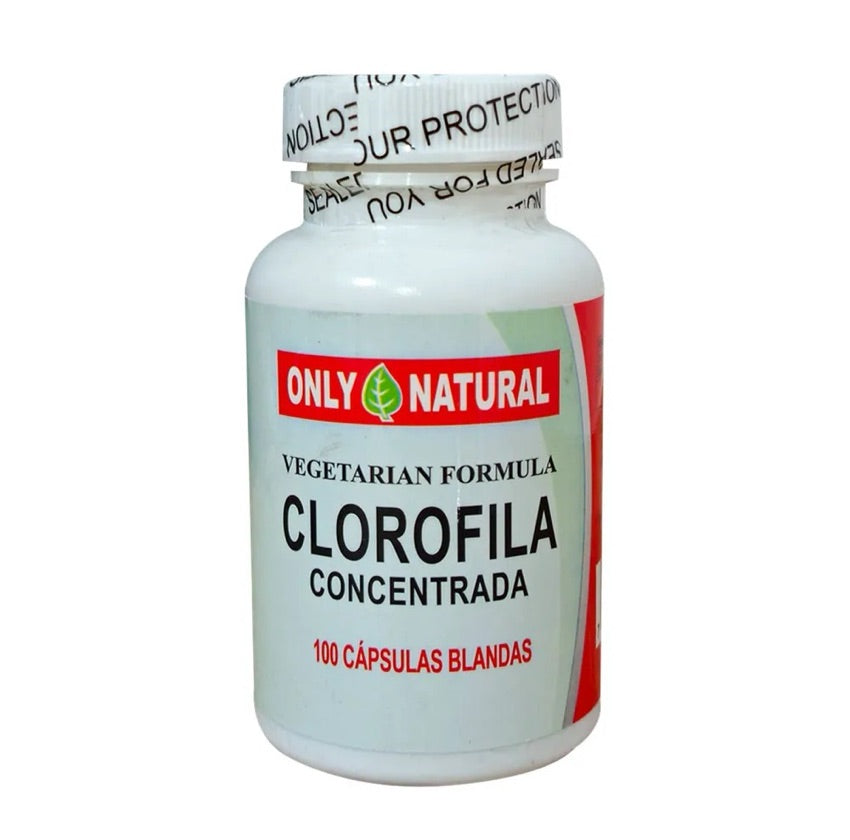 Clorofila x 100 Cápsulas Only Natural