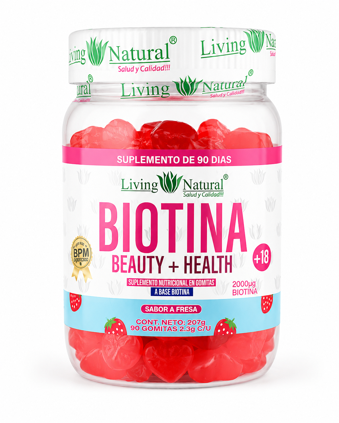 Biotina  x90 Gomitas Living Natural