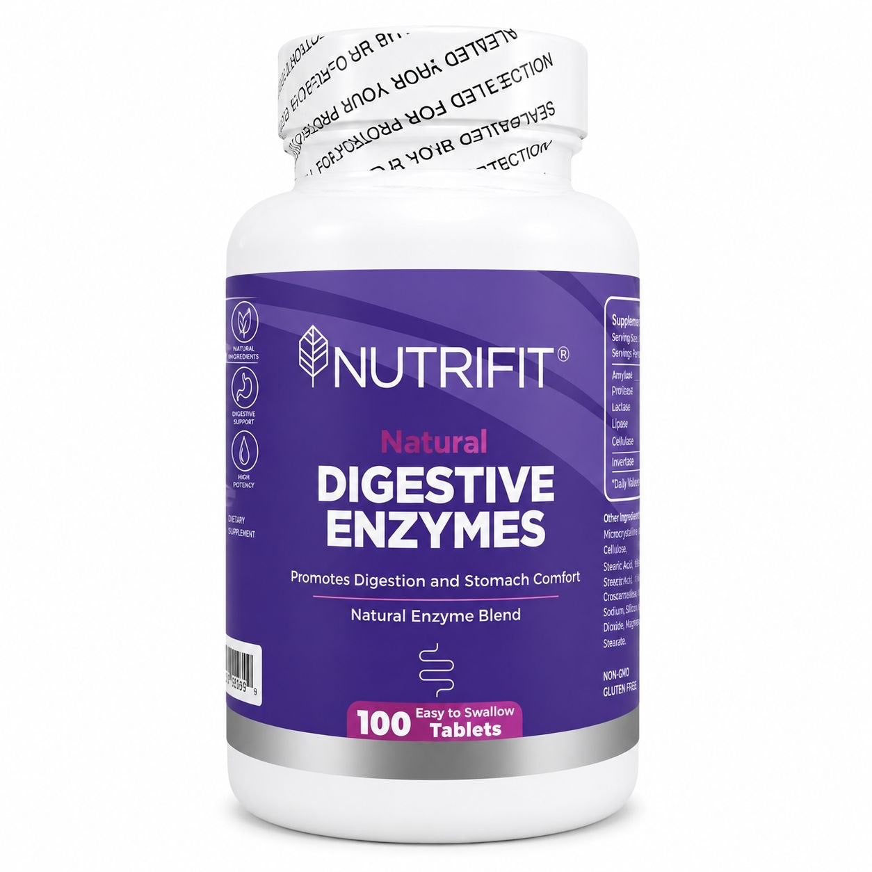 Enzimas Digestivas x100 Tabletas Nutrifit