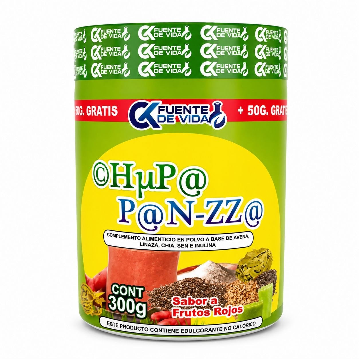 Chupa Panza 300gr Polvo Fuente de Vida