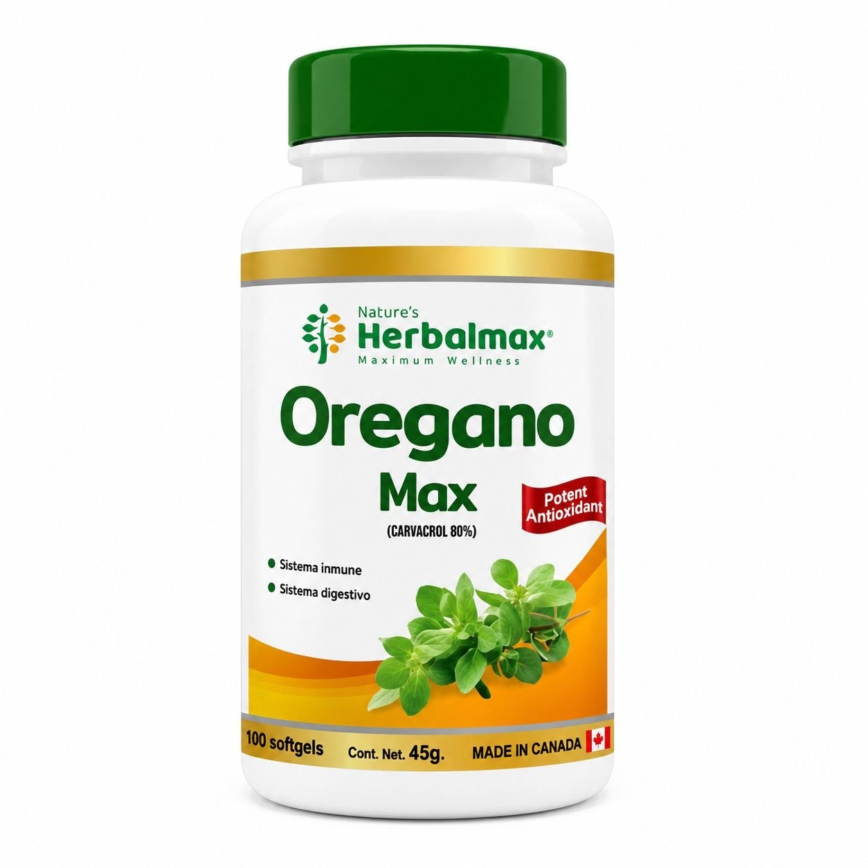 Óregano Max x100 Softgels Herbalmax