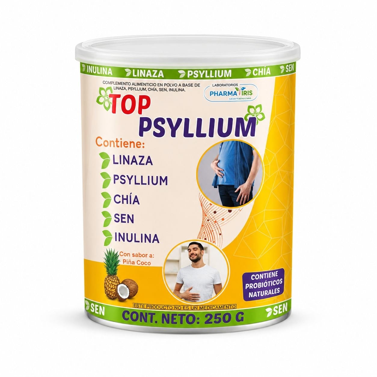 Top Psyllium 250gr Polvo Pharma Iris