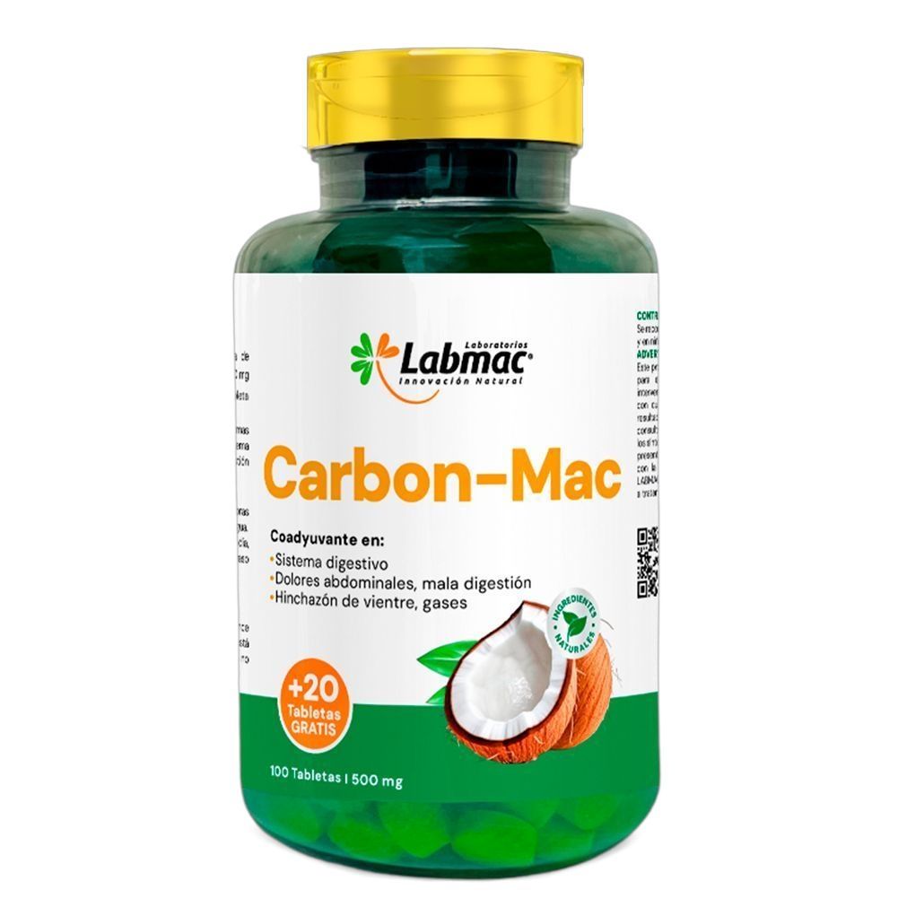 Carbon - Mac x120 Cápsulas Labmac