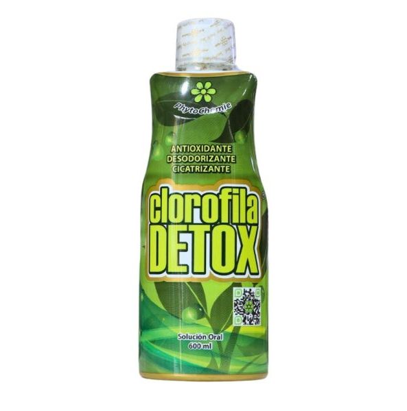 Clorofila Detox 600ml jarabe  Phytochemie