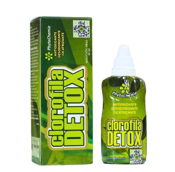 Clorofila Detox 60ml Gotas PhytoChemie