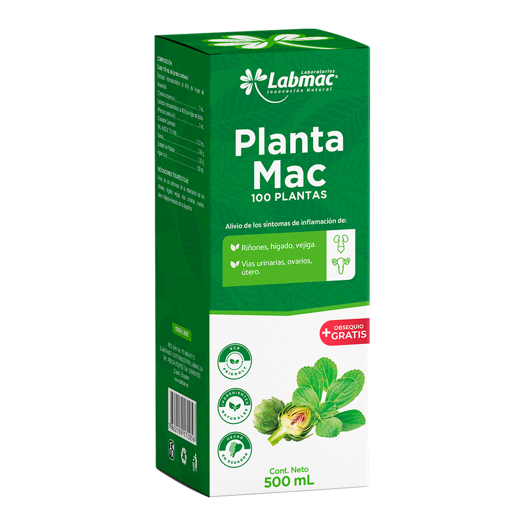 PlantaMac 500ml Jarabe Labmac