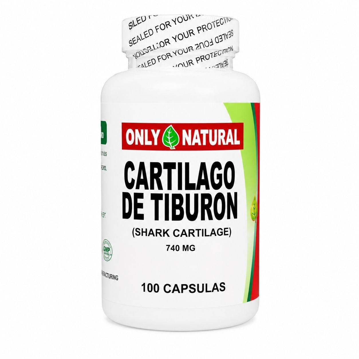 Cartílago de Tiburón x100 Cápsulas Only Natural