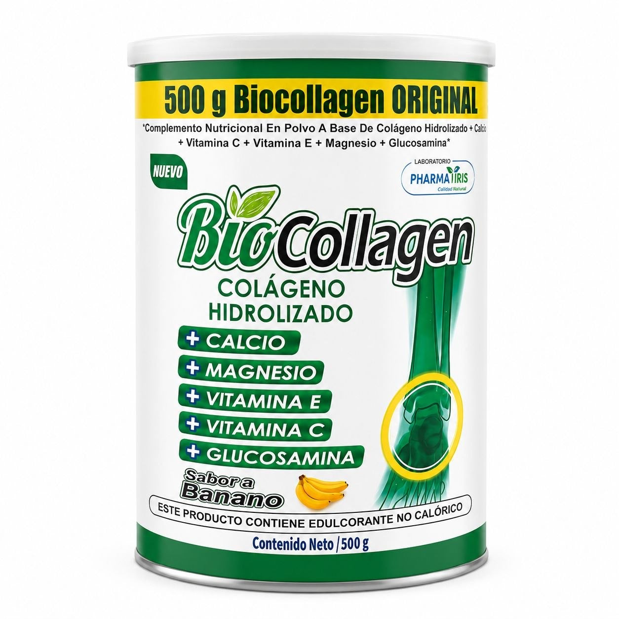 Biocollagen colageno 500gr Banano Pharma Iris
