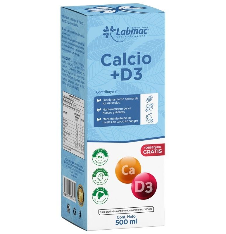 Calcio + D3 500ml Jarabe Labmac