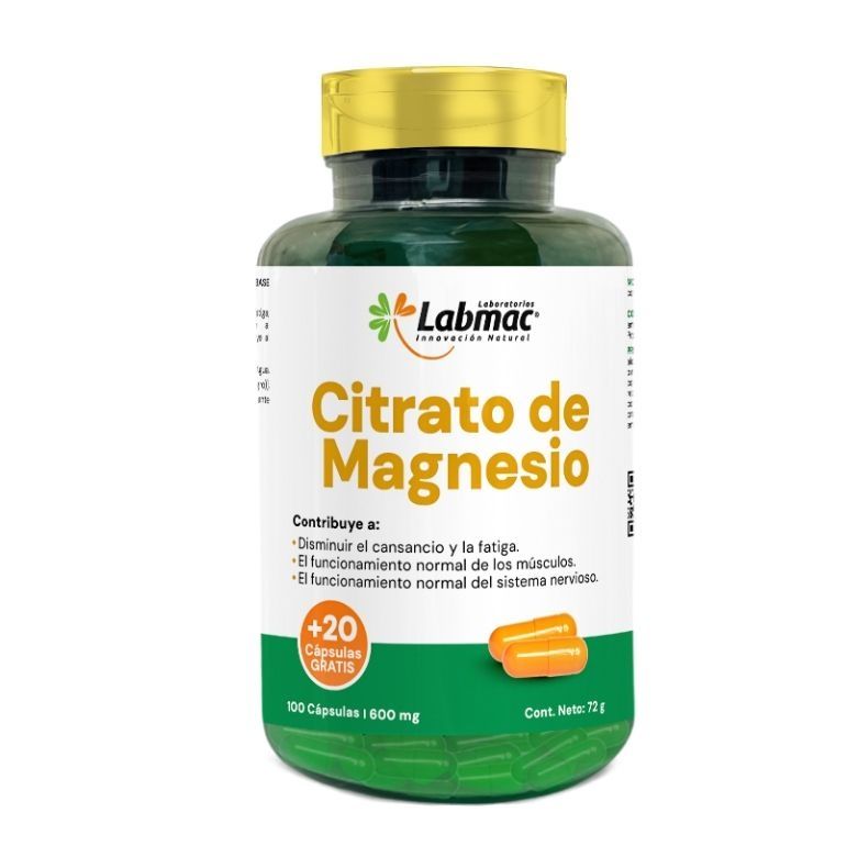Citrato de magnesio x120 Cápsulas Labmac