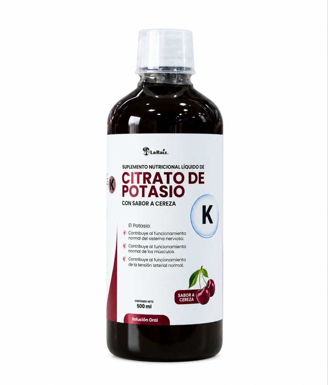 Citrato De Potasio 500ml Jarabe La Raíz