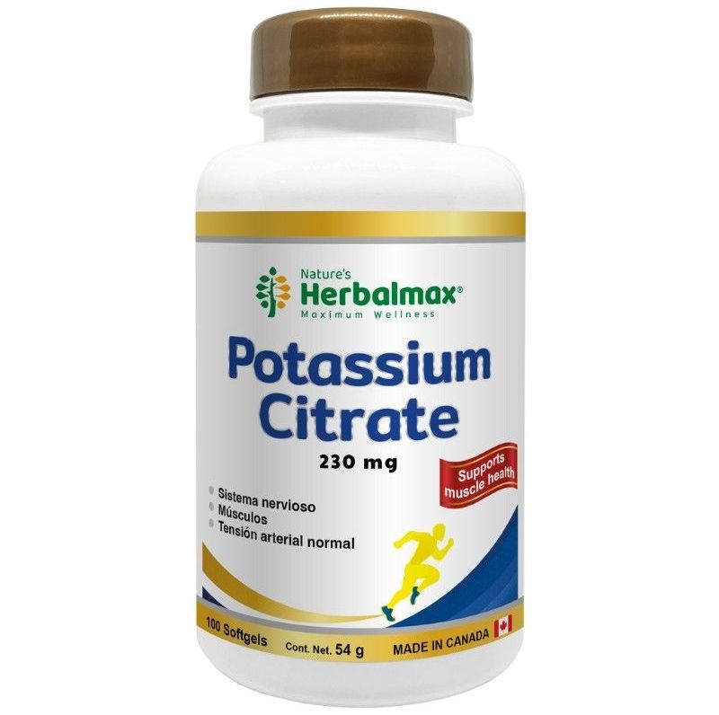 Citrato de Potasio x100 Herbalmax