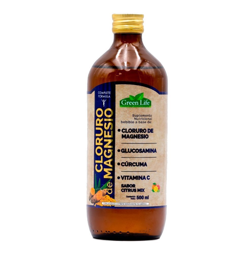 Cloruro de Magnesio 500 ml Jarabe Green Life