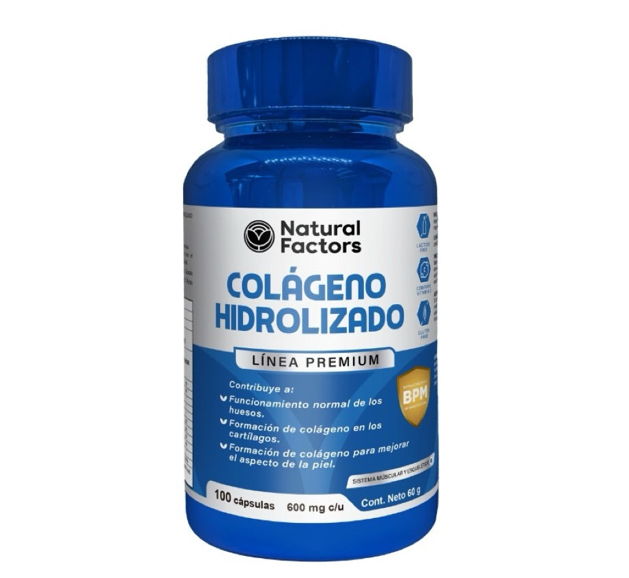 Colageno Hidrolizado de 100 Cápsulas Natural Factors