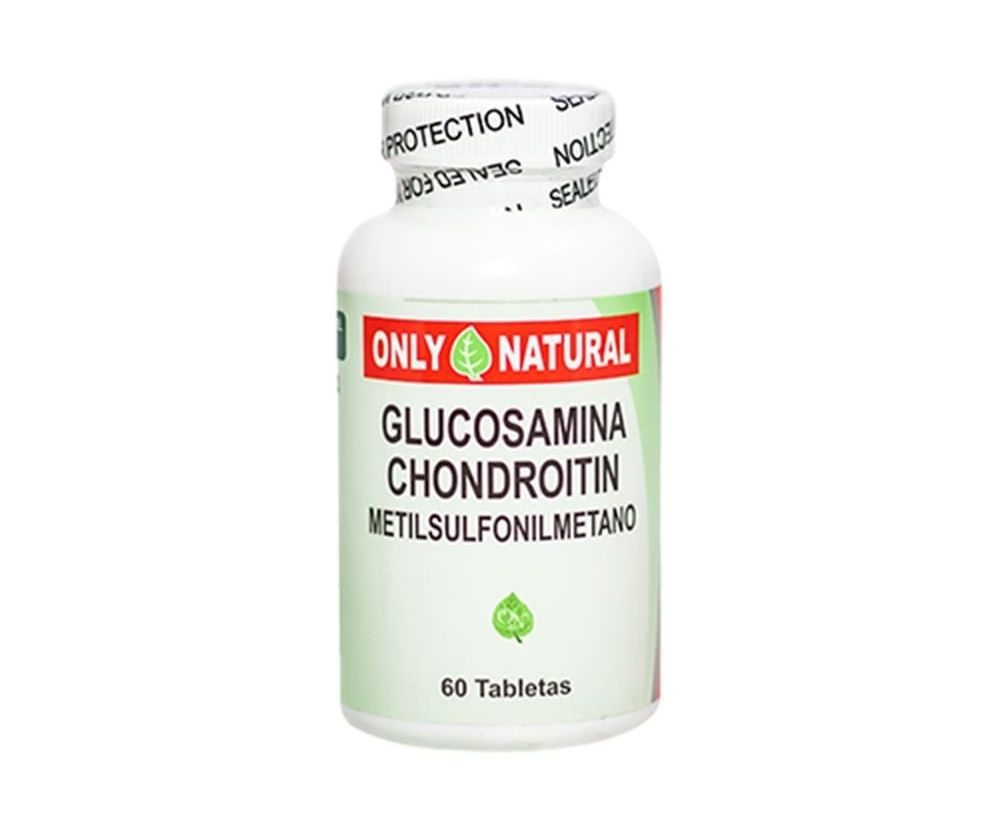 Glucosamina Chondroitin & Msm 60 Tabletas Only Natural