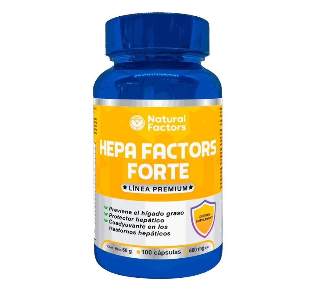 Hepa Factors Forte x 100 Cápsulas Natural Factors