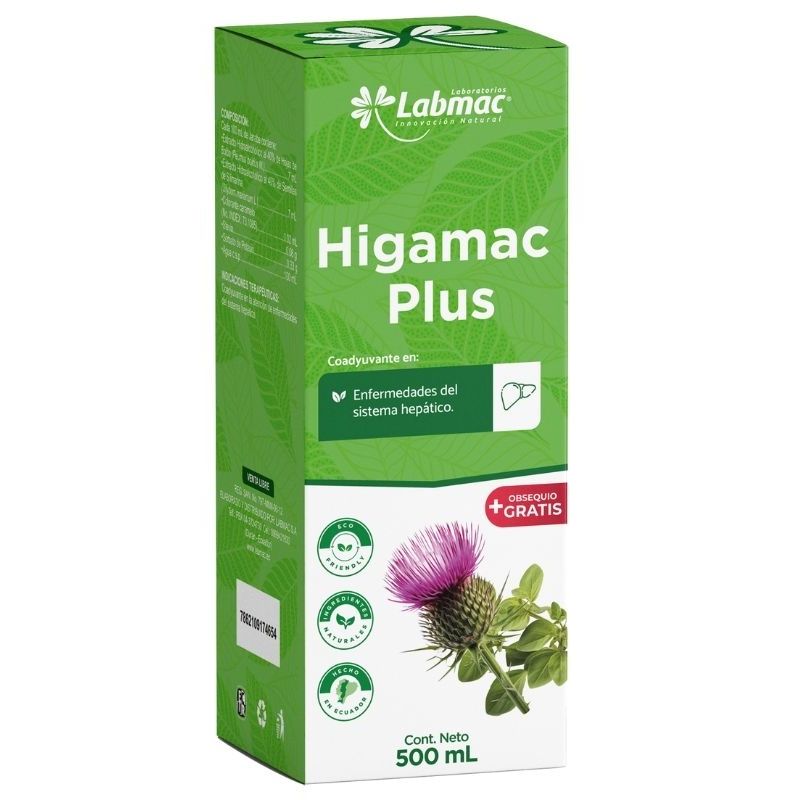Higamac Plus 500ml Jarabe Labmac