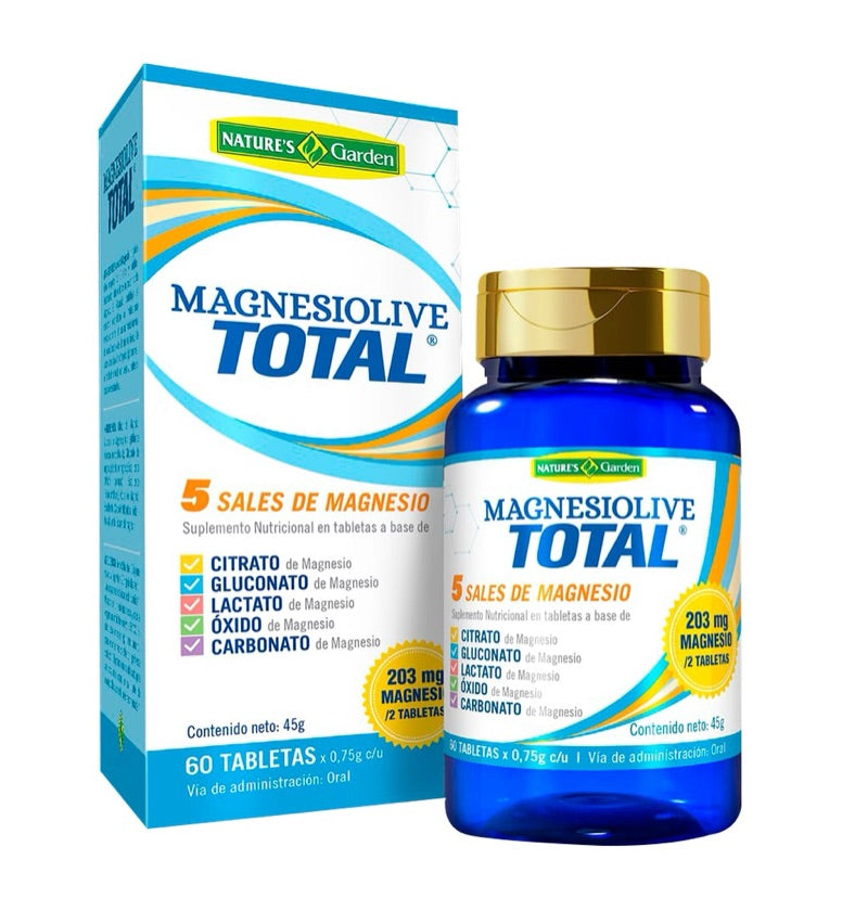 Total Magnesiolive de 60 Tab m. Natures Garden
